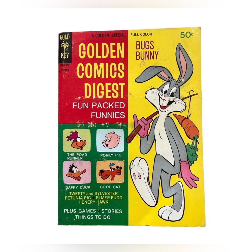 Vintage Golden Comics Digest October 1970 - Bugs Bunny Daffy Duck